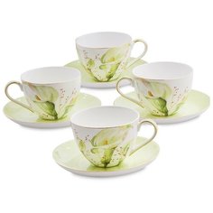 JK- 73 Чайный набор на 4 перс. Калла (Calla Charme Pavone)
