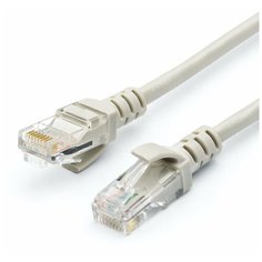 Патч-корд UTP 5 m, литой, (GL3719) RJ45, Cat.5e, GEPLINK серый Atcom