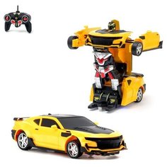 Робот-трансформер радиоуправляемый "Автобот", световые эффекты, масштаб 1:18 3795359 Сима ленд
