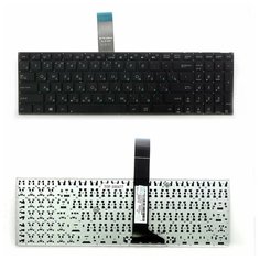 Клавиатура для ноутбука Asus X501, X501A, X501U Series. Плоский Enter. Черная, без рамки. PN: MP-11N63US-5281W. Top On