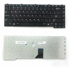 Клавиатура для ноутбука Samsung M40, M45 Series. Плоский Enter. Черная, без рамки. PN: BA59-01321C. Top On