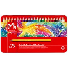CARAN DACHE Карандаши цветные Supracolor Акварель 120 цветов (CA3888.420)
