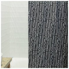 Штора для ванной Objects Cuts&Pieces, 180х200 см Tkano