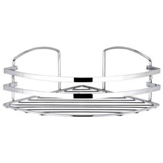 Полка в ванную угловая LM007SSS 1 ярус 24*24*17 нерж.сталь глянцевый Tekno Tel
