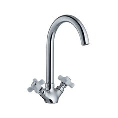 Смеситель для кухни с керамической ручкой хром MN4118 Maxonor