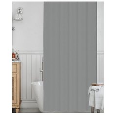 Штора для ванной Sanitary Shower curtain серый