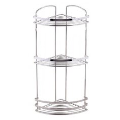 Полка в ванную угловая BK083SSS 3 яруса 20*20*50 нерж.сталь глянцевый Tekno Tel