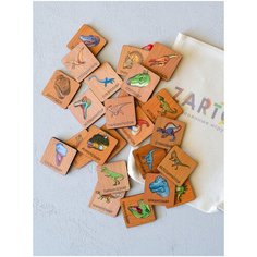 Развивающая игра Мини-мемори "Динозавры" - 24 фишки в мешочке Царицынская игрушка