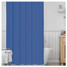 Штора для ванной Sanitary Shower curtain синий