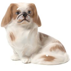 Фарфоровая фигура "Собака породы пекинес". Royal Copenhagen