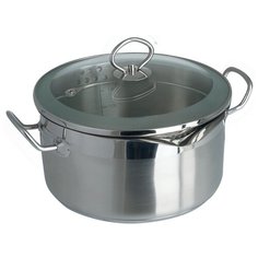 Кастрюля REGENT inox PASTA vitro, 2.6 л, нержавеющая сталь