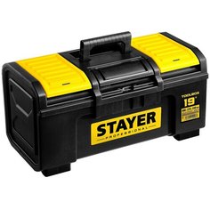 Ящик с органайзером STAYER Professional 38167-19 48x27x24 см 19 черный/желтый