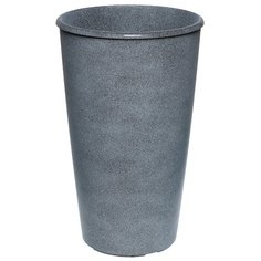 Горшок для цветов Le Cone (Ле Коне) диаметр 28 см, кашпо 18,5 литров, дренажная вставка 10 литров, цвет Графит, Арт.1100-28, ТЕК.А.ТЕК