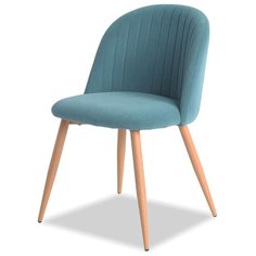 Стул Angela, бирюзовый/дерево I Modern