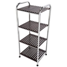 Этажерка My Space, WS004, деревянными полочками, ШхГхВ: 37*31,5*88 см