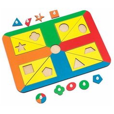 WoodlandToys Вкладыши-трафареты Монтессори 2, 082202