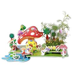 DV-T-2178-3 Пазл 3D Сельский пейзаж Z-003 34 элемента Darvish