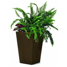 Кашпо "Rattan Planter" S (коричневый) Keter