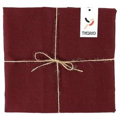 Скатерть TKANO Essential (прямоугольная), 250х143 см, бордовый