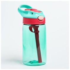 Поильник с трубочкой Mum&Baby мягкий носик, зеленый