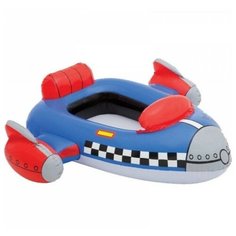 Надувной детский плот Intex 59380 (3-6 лет) "самолетик"