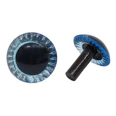 Глаза для игрушек Д-11мм пластик. (синий) 100 шт АЙРИС пресс