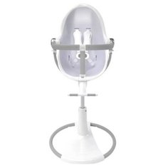 Стульчик + вставка Fresco chrome white/серебро Bloom