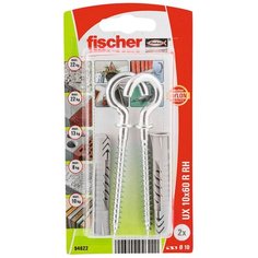 Дюбель универсальный fischer UX 10X60 с кольцом,2шт.