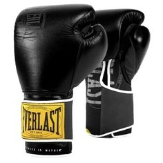 Перчатки тренировочные Everlast 1910 Classic 12oz черн.