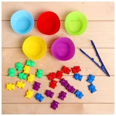 Развивающий набор ZABIAKA "Сортер мишки" (4959589)