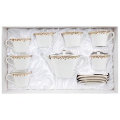 Чайный сервиз Millimi Виконт 802-007, 6 персон, 14 предм., белый