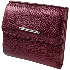 Кошелек Dimanche "Nice" вишневый перламутр 30055, натуральная кожа