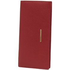 Портмоне Optima Dimanche "Nice" алый 907, натуральная кожа