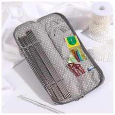 Набор для вязания Арт Узор "На воздушных шарах", 27*8 см, 33 предмета, в пенале