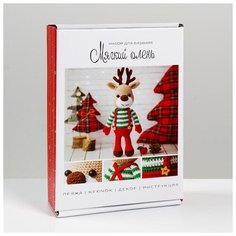 Набор для вязания Арт Узор Новогодняя игрушка, "Олень", 15*13*4 см