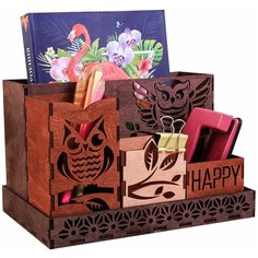 Ukid MARKET Органайзер настольный составной "Совы"