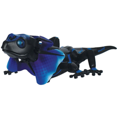 Робот 1 TOY Robo Pets Плащеносная ящерица, черный/синий