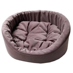 HOMEPET Велюр Violet 43 см х 38 см х 15 см лежак малый для домашних животных