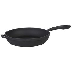 Сковорода чугунная МАЙСТЕРНЯ 160х40мм с литой ручкой, цвет чёрный Maysternya