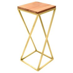 Столик под кашпо Loft 80, золотой Greenween