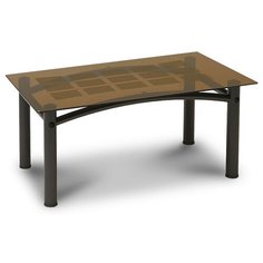 Столик журнальный Мебелик Робер 3М, ДхШ: 90 х 55 см, черный