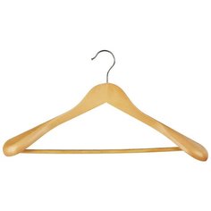 Вешалка Attache Анатомическая с перекладиной клен CU9632 натуральный