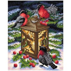 МС-019 Алмазная мозаика Тепло зимы38*48см Brilliart М.П.Студия