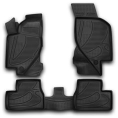 Коврики 3D в салон LADA Kalina, 2004->, 4 шт. (полиуретан) Element