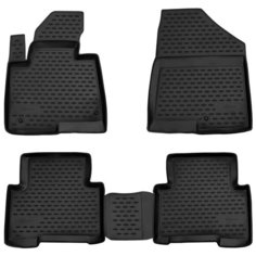 FORMAT Коврики в салон HYUNDAI Santa Fe, 2012-> 4 шт. (ПУ, повышенная износостойкость)