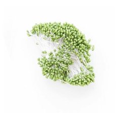 Тычинки, 2 пучка (светло-зеленый с блестками) АЙРИС пресс