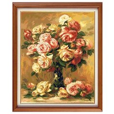 X-909 Набор для вышивания Гобелен Классик Розы, худ. П.О. Ренуар, 42х34 см