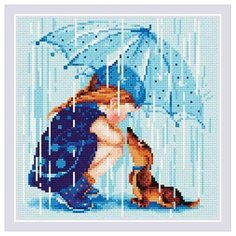 AM0023 Набор алмазной мозаики Риолис Дождик 27*27см