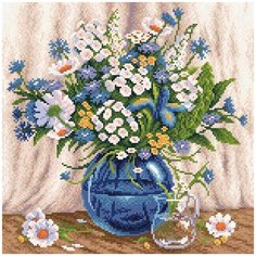 МС-006 Алмазная мозаика Полевое раздолье38*38см Brilliart М.П.Студия