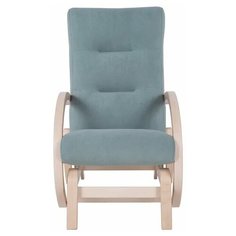 Кресло-качалка маятник Мэтисон ткань минт, каркас береза белая Мебелик